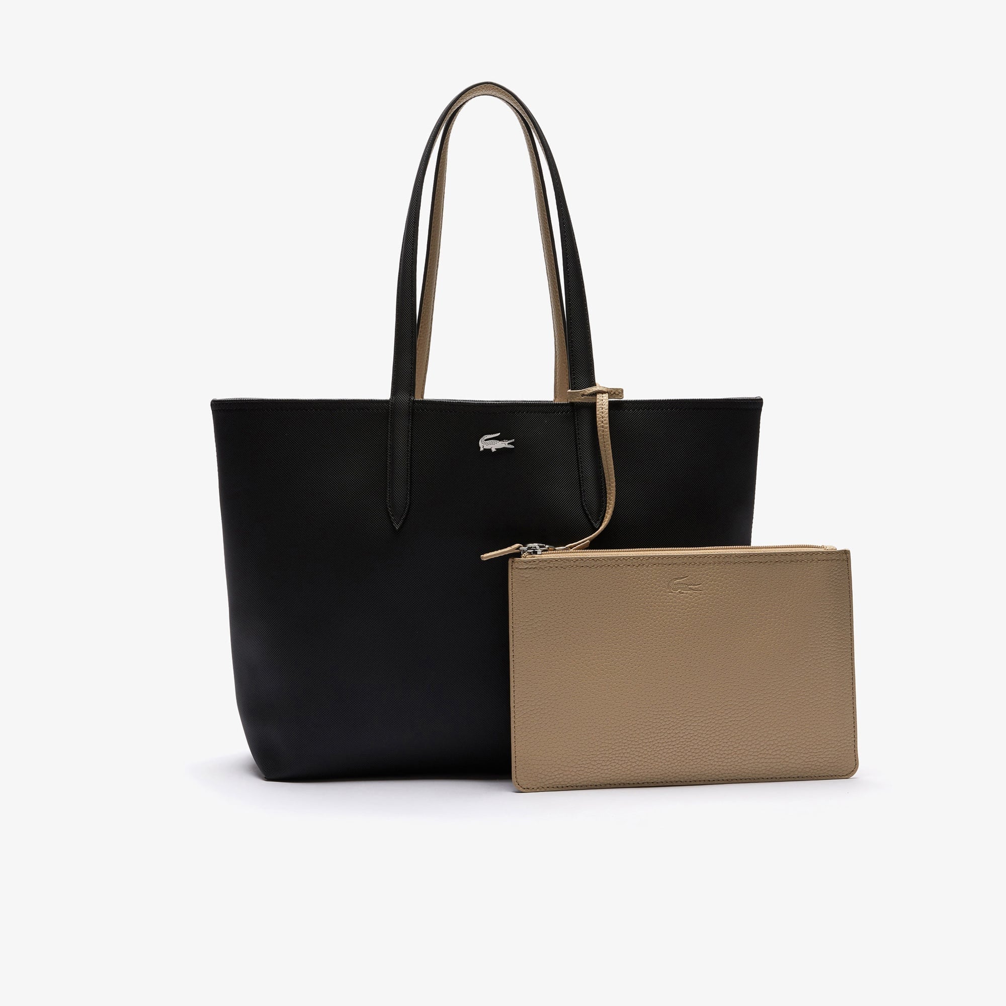 Lacoste Anna Çift Taraflı Siyah/Krem