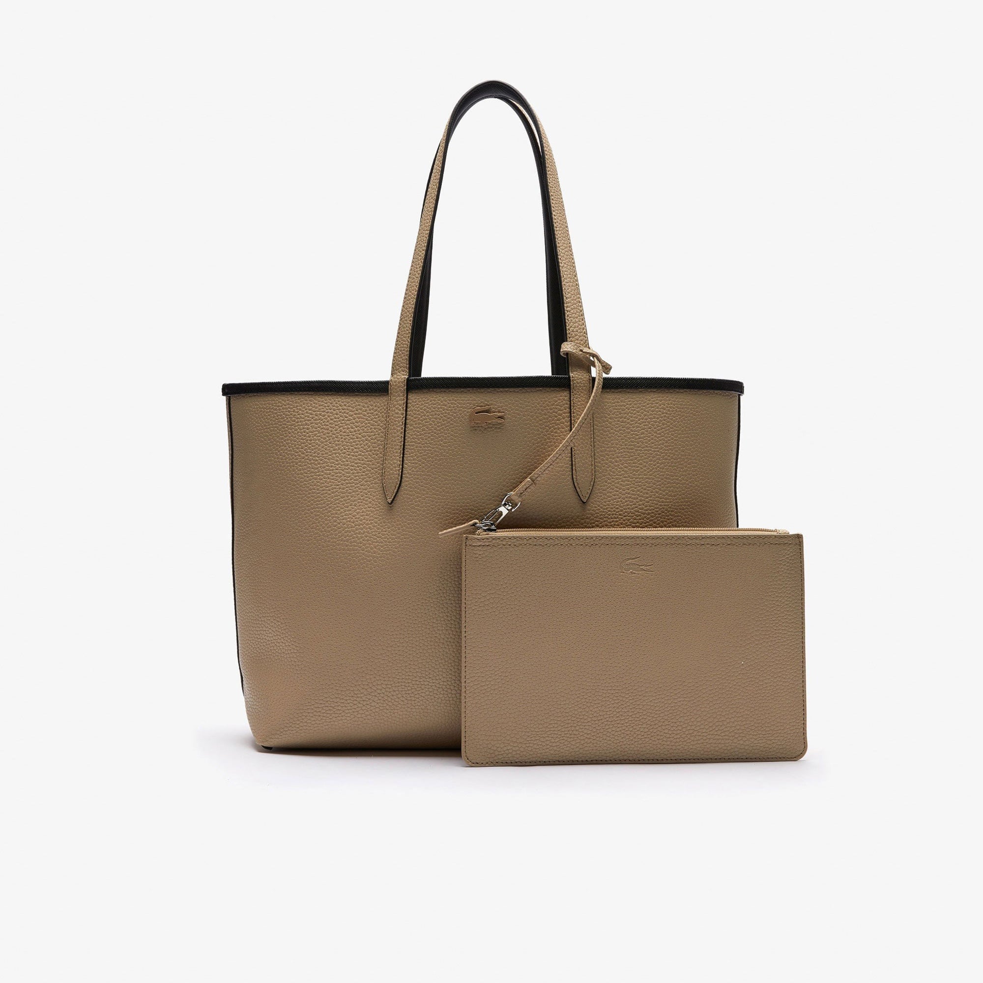 Lacoste Anna Çift Taraflı Siyah/Krem